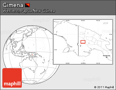 Blank Location Map of Gimena