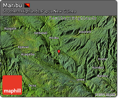 Satellite 3D Map of Maribu