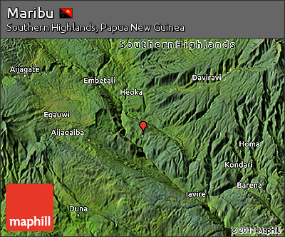 Satellite 3D Map of Maribu