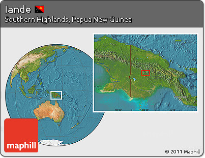 Satellite Location Map of Iande