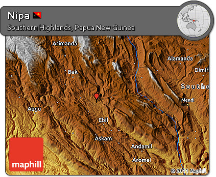 Physical 3D Map of Nipa