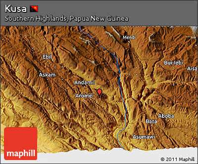 Physical 3D Map of Kusa