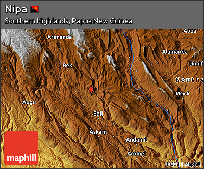 Physical 3D Map of Nipa