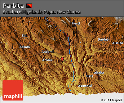 Physical 3D Map of Parbita