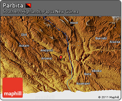 Physical 3D Map of Parbita