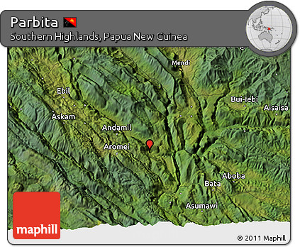 Satellite 3D Map of Parbita