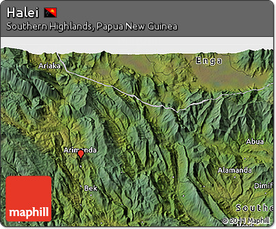 Satellite 3D Map of Halei