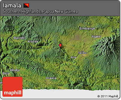 Satellite 3D Map of Iamala