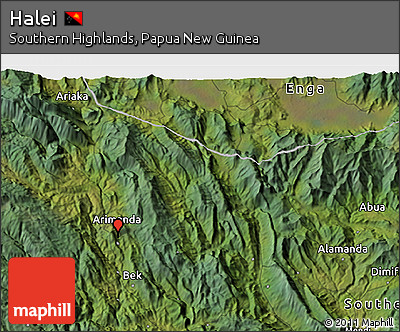 Satellite 3D Map of Halei