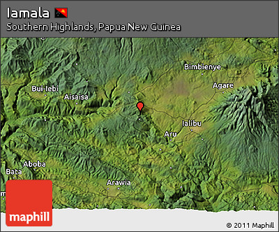 Satellite 3D Map of Iamala