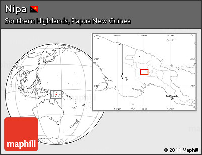 Blank Location Map of Nipa