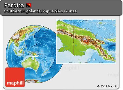 Physical Location Map of Parbita