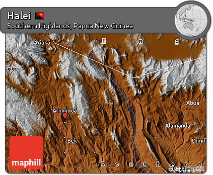Physical Map of Halei