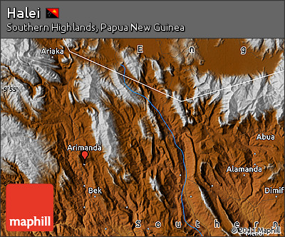 Physical Map of Halei