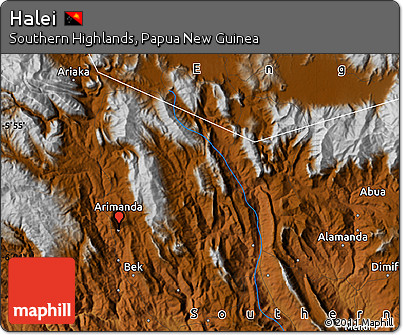 Physical Map of Halei