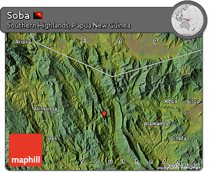 Satellite Map of Soba