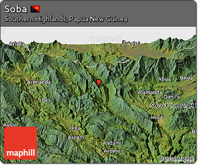 Satellite Panoramic Map of Soba