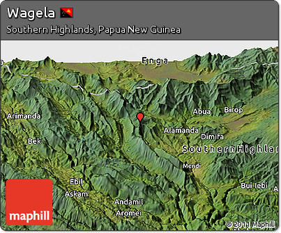 Satellite Panoramic Map of Wagela