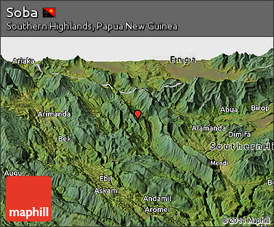 Satellite Panoramic Map of Soba