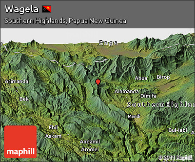 Satellite Panoramic Map of Wagela