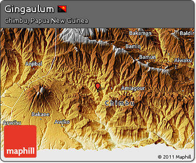 Physical 3D Map of Gingaulum