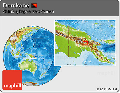 Physical Location Map of Domkane