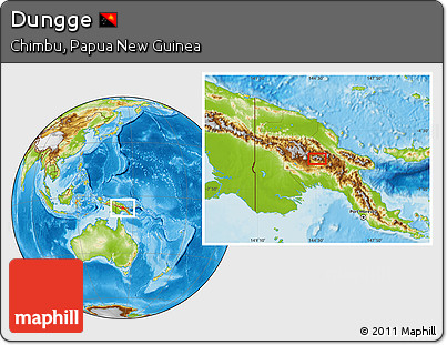 Physical Location Map of Dungge