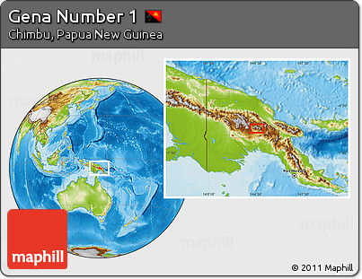 Physical Location Map of Gena Number 1