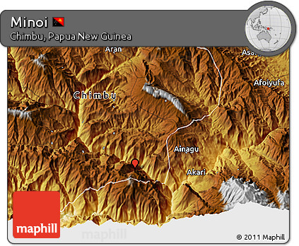 Physical 3D Map of Minoi