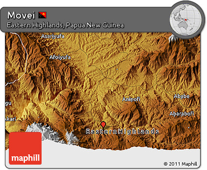 Physical 3D Map of Movei