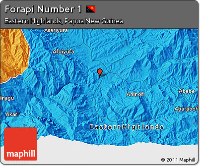 Political 3D Map of Forapi Number 1
