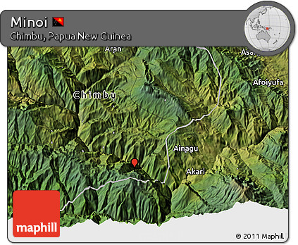 Satellite 3D Map of Minoi