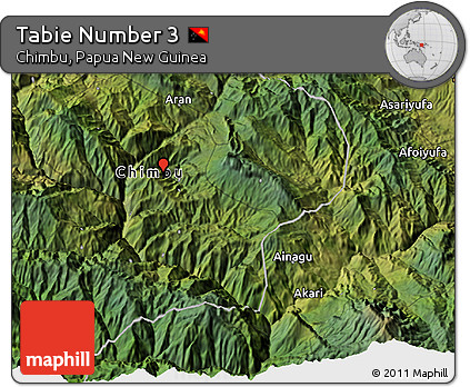 Satellite 3D Map of Tabie Number 3