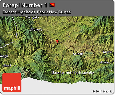 Satellite 3D Map of Forapi Number 1