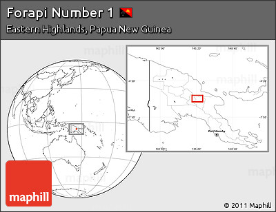 Blank Location Map of Forapi Number 1