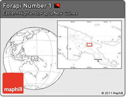 Blank Location Map of Forapi Number 1