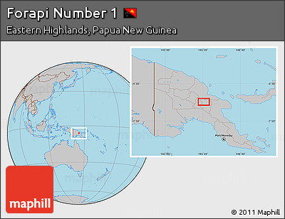 Gray Location Map of Forapi Number 1