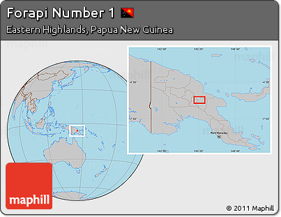Gray Location Map of Forapi Number 1