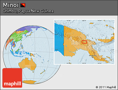 Political Location Map of Minoi