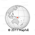 Outline Map of the Area around 6° 7' 16" S, 145° 25' 30" E, rectangular outline