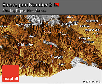 Physical Panoramic Map of Emeregam Number 2