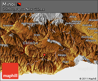 Physical Panoramic Map of Minoi