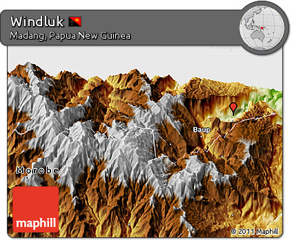 Physical 3D Map of Windluk