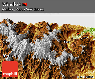 Physical 3D Map of Windluk