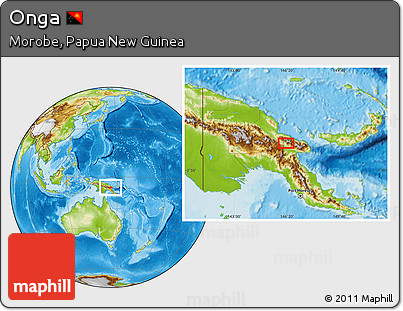 Physical Location Map of Onga