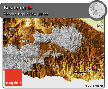 Physical 3D Map of Besibong