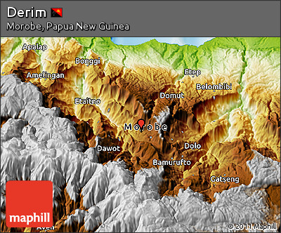 Physical 3D Map of Derim