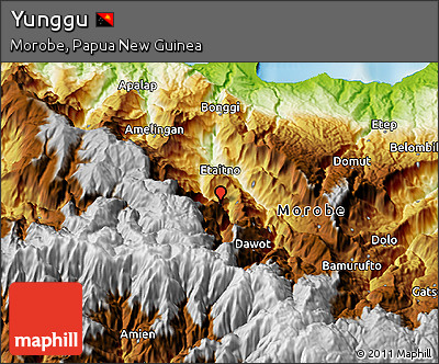 Physical 3D Map of Yunggu