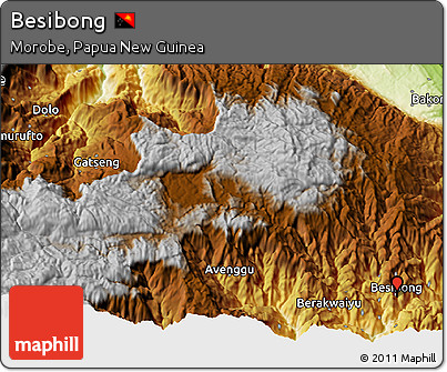 Physical 3D Map of Besibong
