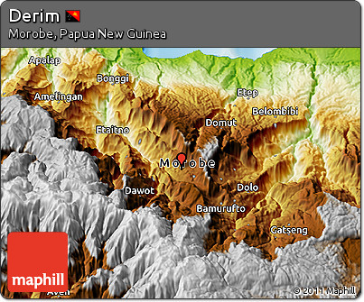 Physical 3D Map of Derim